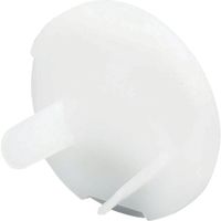 アメリカン電機 安全キャップ使用禁止ラベル付(10個入) Z0216 1袋(10個) 216-6745（直送品）