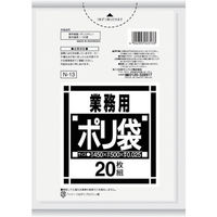 日本サニパック サニパック　Ｎー１３　Ｎシリーズ１０ー１５Ｌ透明（20枚/袋） N-13 1セット（10袋） 432-1251