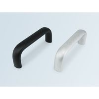 栃木屋 アルミ取手 THAーUAFー26×128ーBK THA-UAF-26x128-BK 1セット(2コ)（直送品）