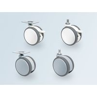 栃木屋 抗菌キャスター TCAーKFW100N8 1セット(2コ)（直送品）