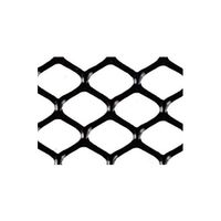 ネトロンシート土木用 高密度ポリエチレンD7黒 網目の大きさ12mm×12mm 幅910mm×長さ30m 64-4312-60 1巻（直送品）