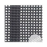 アズワン トリカルネット土木用 高密度ポリエチレン Nー652黒 ピッチ3.9mm×3.9mm 幅1m×長さ1m 64-4312-10 1枚（直送品）