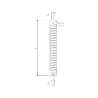 旭製作所 石英ジムロート冷却器 300mm 1330-300 1個 64-5088-03（直送品）