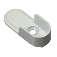 アイワ金属 Uブラケット 5Φ穴用 ホワイト AP-1507W 1個 64-5083-96（直送品）