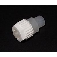 アズワン PVDF R1/8オスネジ付きチューブロックアダプター 6×8mm 64-5267-01 1個（直送品）