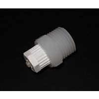 アズワン PVDF R1/2オスネジ付きチューブロックアダプター 4×6mm 64-5267-10 1個（直送品）