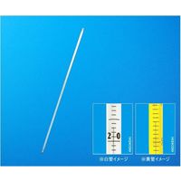 安藤計器製工所 足長水銀棒状温度計 0～400℃（1℃） 全長450mm 黄 1-46-11 1本 64-7658-02（直送品）