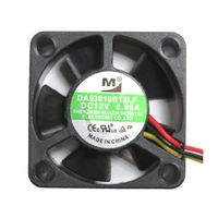 ワイドワーク Lowスピード 2ボールベアリング 30mm角厚さ10mm DC12V DA03010B12LF 1個 64-8272-41（直送品）