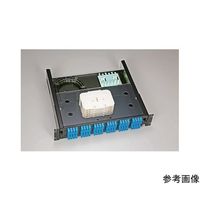 TERADA 19インチタイプ 光成端箱 FPF 2U 44DLCアダプタ付 FPF21288 1式 64-8305-82（直送品）