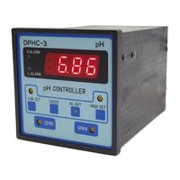 パネル型 pH指示調節計（DIN96小型デジタル）AC200V電源 DC4～20mA絶縁出力 DPHC-3-22 64-8852-18（直送品）