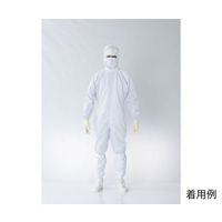 東洋リントフリー オートクレーブ対応ツナギ服 白 5L FP1203-01 1着 64-8904-46（直送品）