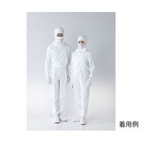 東洋リントフリー 異物混入対策フード一体上着 白 LL JF2501-01 1枚 64-8904-71（直送品）
