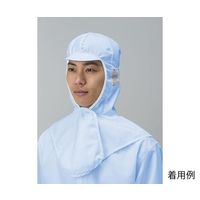 東洋リントフリー 着用快適ツバ付きフード 青 L FX4006-02 1枚 64-8905-26（直送品）