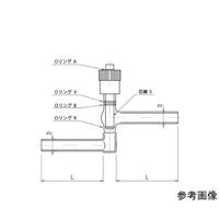 旭製作所 高真空グリースレスバルブ Y型(ストレートタイプ) 2224ー15Y GTV-15Y 1個 64-8910-55（直送品）
