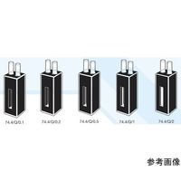 中型窓短光路ディゾリューションフロー石英セル チューブ接続口付き 光路長:0.1mm Z高さ:15mm 0.042mL 74.4/Q/0.1（直送品）