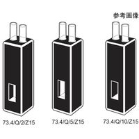 中型窓ディゾリューションフロー石英セル チューブ接続口付き 光路長:1mm Z高さ:20mm 0.045mL 73.4/Q/1/Z20 1個（直送品）