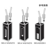 中型窓ディゾリューションフロー石英セル M6メスねじ付き 光路長:5mm Z高さ:20mm 0.225mL 583.4/Q/5/Z20 1個（直送品）