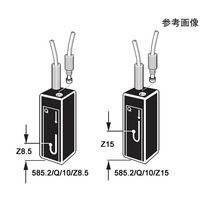 丸窓サブマイクロフロー石英セル M6メスねじ付き 光路長:10mm Z高さ:20mm 0.032mL 585.2/Q/10/Z20 1個（直送品）