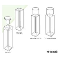 蛍光短光路マイクロ石英セル【Type No.11:オープントップ蓋無し】 光路長:2mm 0.160mL 11.2/Q/2 1個（直送品）