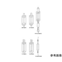 蛍光インラインフロー石英セル チューブ接続口付き 光路長:0.5mm 0.185mL 46-F/Q/0.5 1個（直送品）