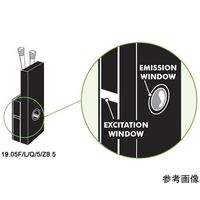 蛍光ウルトラマイクロレンズ石英セル 光路長:5mm Z高さ:15mm 0.005mL 19.05F/L/Q/5/Z15/MC 1個（直送品）