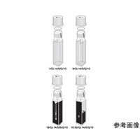 嫌気性角型石英セル GL14密閉キャップ付き 光路長:10mm 0.700mL ベース形状:Type.18 18/GL14/C/Q/10（直送品）