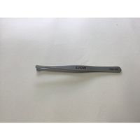 野中理化器製作所 特殊ピンセット 先端丸面フラット 120mm 33A-SA 1本 64-8945-35（直送品）