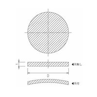 旭製作所 ガラスフィルター Φ120 並目 10枚入 3900-120/2 1箱（10枚） 64-9048-47（直送品）