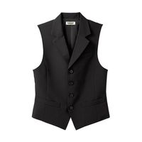 ボストン商会 男女兼用ベスト クロ S 15303 1枚 64-9068-94（直送品）