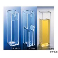 ディスポーザブルプラスチックキュベット セミミクロ ポリスチレン 1.5mL 100本 14-955-127 1箱(100本)（直送品）