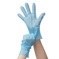 アーテック タケトラポリエチレン手袋 ストレッチタイプ ブルー M 100枚入 082053 1ケース(2000枚) 64-9098-62（直送品）