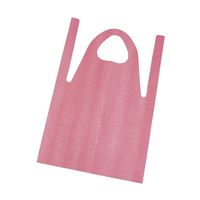 丸善化工 ローコスエプロン ショート ピンク SEPE402 1袋(50枚) 64-9286-56