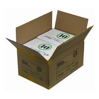 紺屋商事 ケース売:PE規格ポリ袋 03透明 10号 100枚×60冊入 00723410 1箱(6000枚) 64-9608-79（直送品）