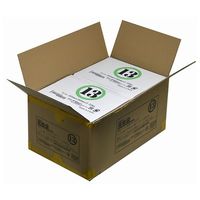 紺屋商事 ケース売:PE規格ポリ袋 03透明 13号 100枚×30冊入 00723413 1箱(3000枚) 64-9608-82（直送品）