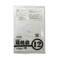 紺屋商事 PE規格ポリ袋 厚口透明 12号 0.08×230×340(50枚/冊) 01041012 1パック(50枚)（直送品）