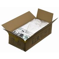 紺屋商事 ケース売:レジ袋乳白 東25号 210(340)×480(100枚×20冊) 00723125 1箱(2000枚)（直送品）