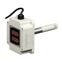 オートニクス 温度・湿度調節器 (LED表示ダクトマウント/200mm/RS485通信出力) THD-DD2-T 1個 64-9612-93（直送品）