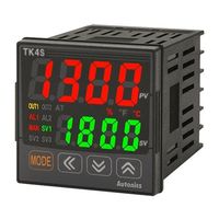 オートニクス 高機能デジタル温度調節器 (SSR駆動電圧出力+警報出力1+警報出力2) TK4S-24SN 1個 64-9613-82（直送品）