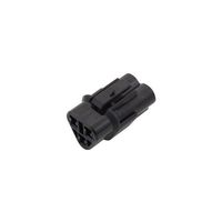 日立Astemoアフターマーケットジャパン 防水ハウジング オス 3極 黒 3個入 FRS109B 1袋(3個) 64-9723-70（直送品）