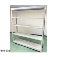 明興関包スチール 中量ボルトレスラック 増連 H2100×W900×D450mm 天地5段増連 MN30-7345-5R 1組（直送品）