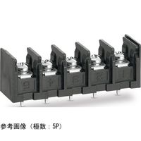 ネジ式端子台 底面絶縁物無し サポート端子無し ネジサイズM4 セムスネジ PC端子 取付孔無し 4P ML-280-S1B3YS-4P（直送品）