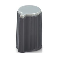 サトーパーツ モールドツマミΦ6.0mm用コレットチャック式 グレー K-350-GY 1個 65-0264-94（直送品）