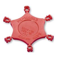 サトーパーツ MLー3000用 誤挿入防止モールド 赤 ML-1000-L3-R 1個 65-0265-54（直送品）