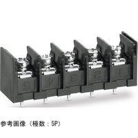 ネジ式端子台 底面絶縁物無し サポート端子無し ネジサイズM4 角座金付ネジ PC端子 取付孔無し 6P ML-270-S1B3YF-6P（直送品）