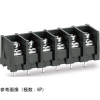 ネジ式端子台 端子間ピッチ7.62mm 底面絶縁物無し PC端子 取付孔無し 角座金付ネジ 1P ML-41-S1BYF-1P 1個（直送品）