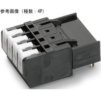 サトーパーツ スクリューレス端子台 端子間ピッチ5.08mm ライトアングル端子 2P ML-4500-CWSH-2PB 1個（直送品）