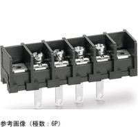 ネジ式端子台 端子間ピッチ10.16mm 底面絶縁物無し はんだ付け端子 取付孔有り 角座金付きネジ 14P ML-51-S1AXF-14P（直送品）