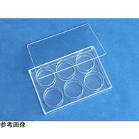 アズワン 硝子マイクロプレート Bー3 6ウェル 上摺中板付 65-0503-14 1セット（直送品）