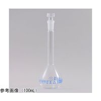 アズワン メスフラスコ 白 ガラス栓付 50mL NS12/21 65-0504-18 1個（直送品）