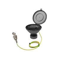 アズワン 廃液回収用ロート(導電タイプ) フタ、ふるい S60・S61 318960 1セット 1-1733-28（直送品）